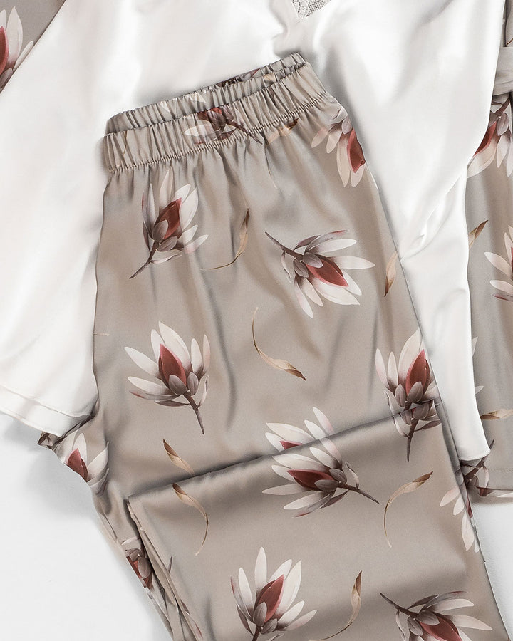 Satin Pajama 3 pcs 3508-26