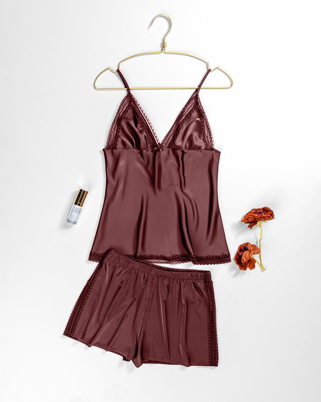 Satin Pajama Short 2 pcs 3528-26