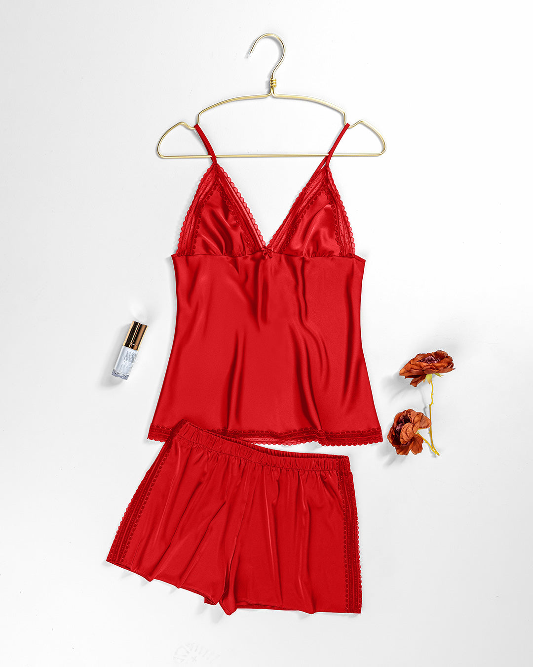 Satin Pajama Short 2 pcs 3528-26