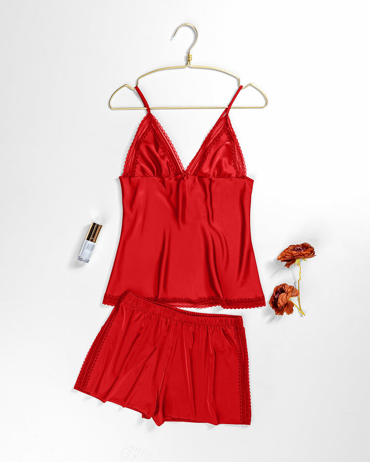 Satin Pajama Short 2 pcs 3528-26