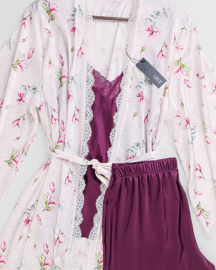 Satin Pajama 4 pcs 3529-26