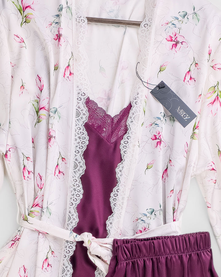 Satin Pajama 4 pcs 3529-26