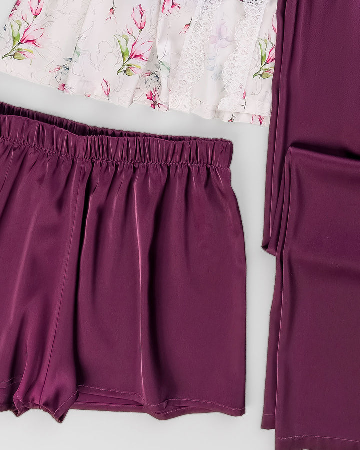 Satin Pajama 4 pcs 3529-26