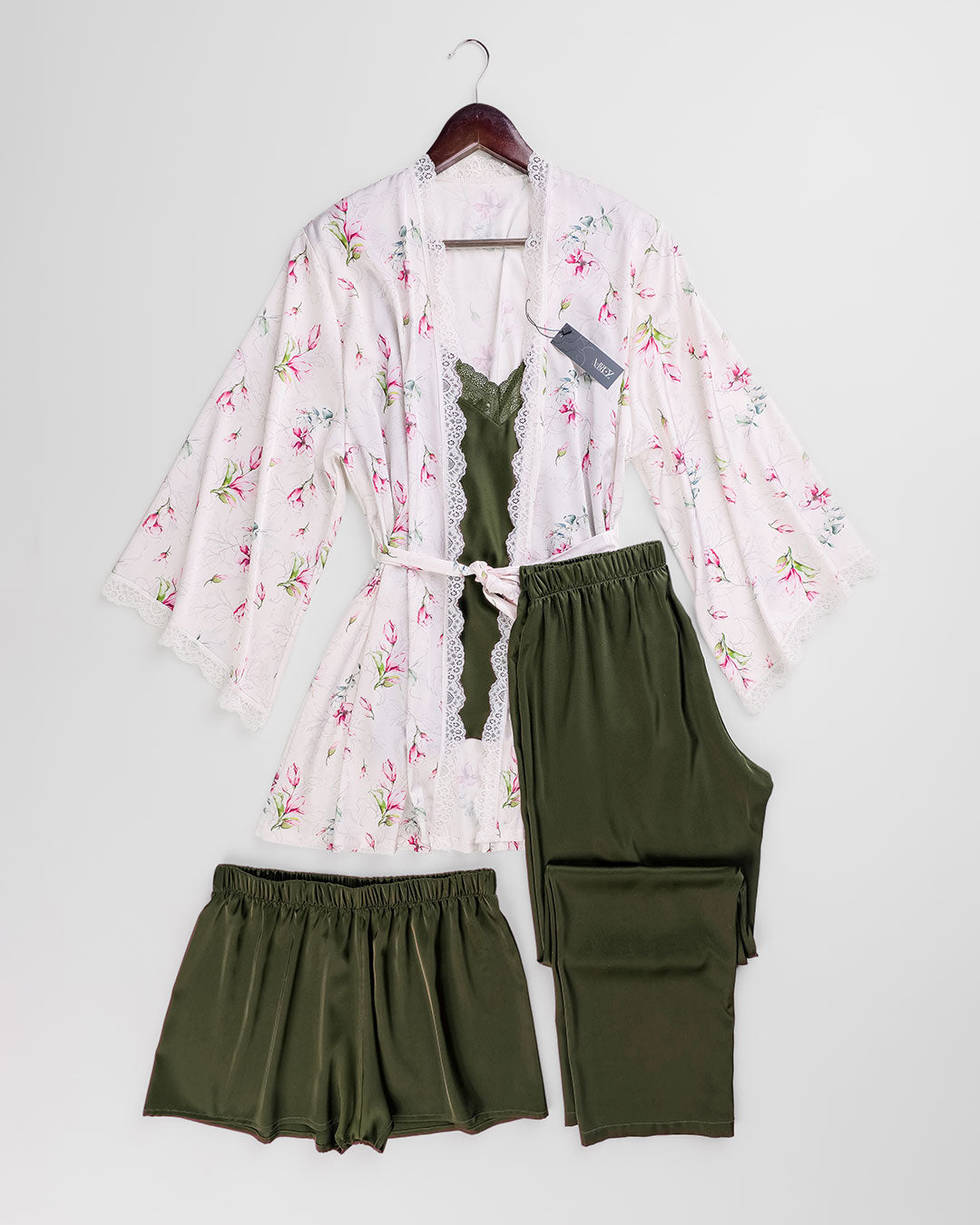 Satin Pajama 4 pcs 3529-26