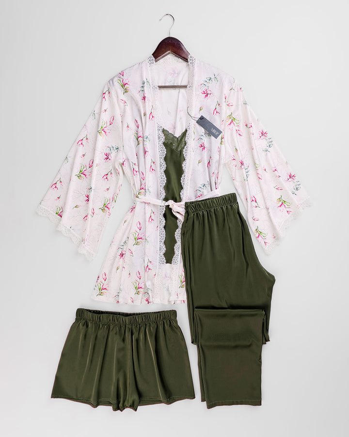 Satin Pajama 4 pcs 3529-26