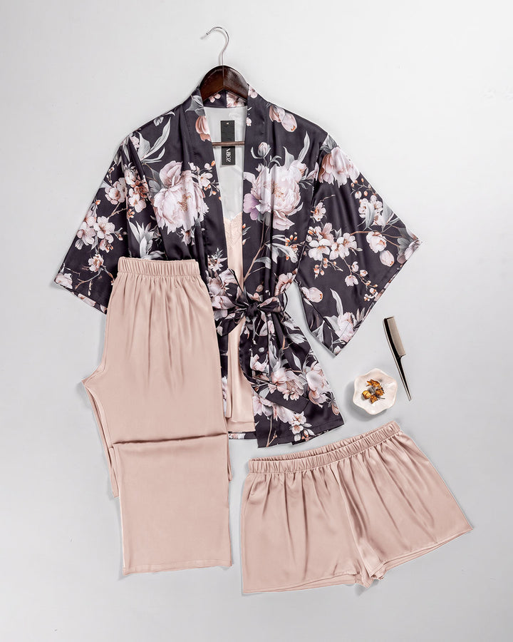 Satin Pajama 4 pcs 3535-26