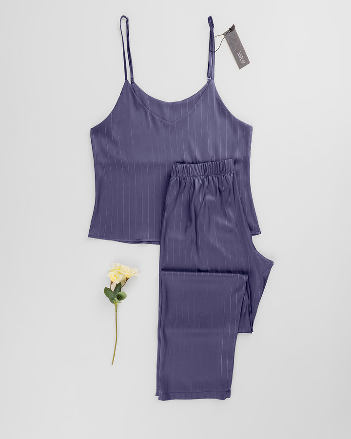 Satin & Lace Pajama Set – 2 Pieces 3536-26