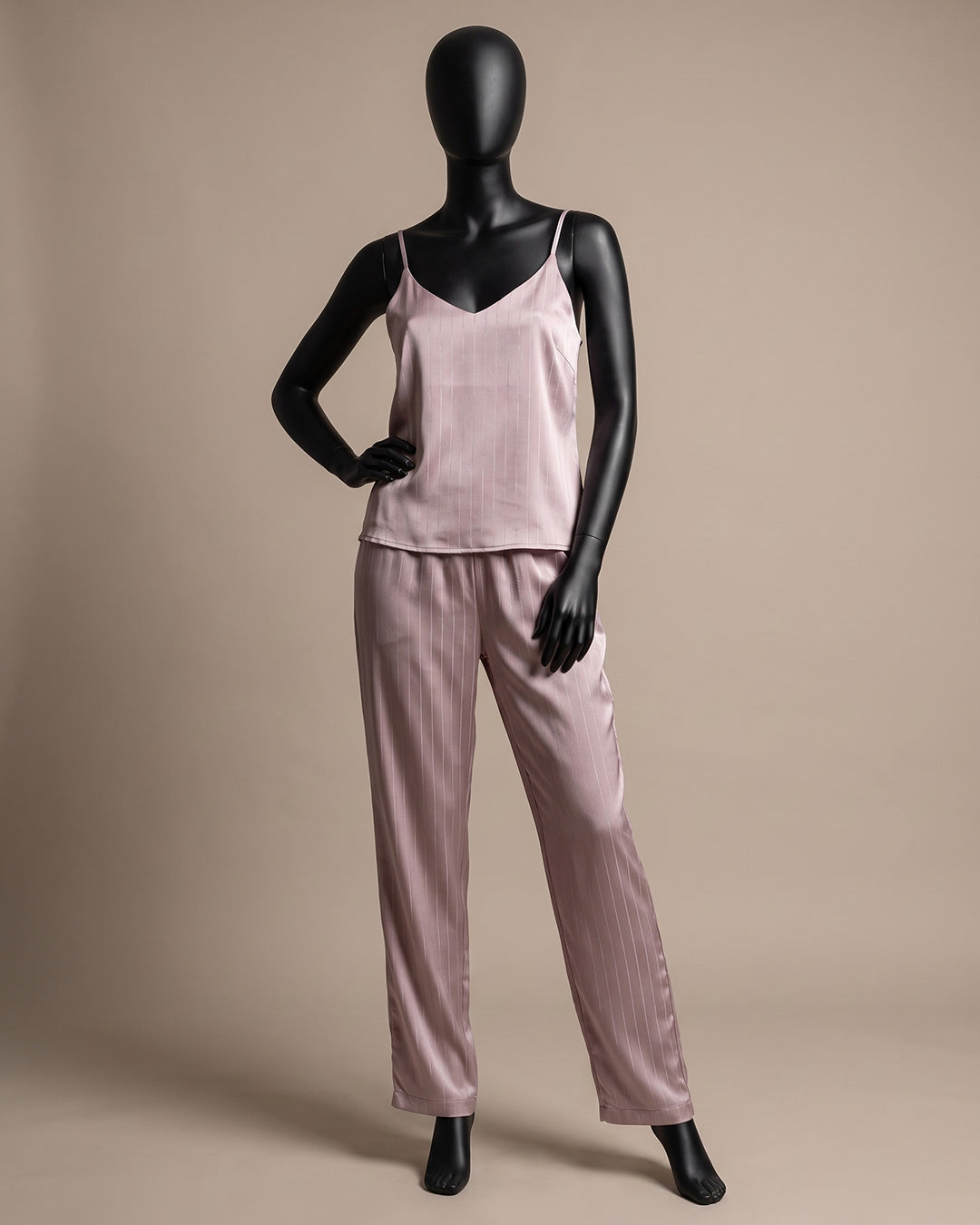 Satin & Lace Pajama Set – 2 Pieces 3536-26
