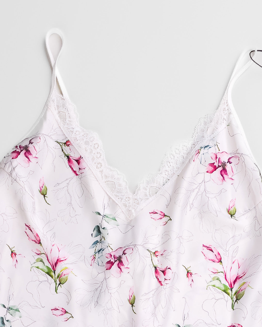 Satin & Lace Pajama Shorts Set 3539-26