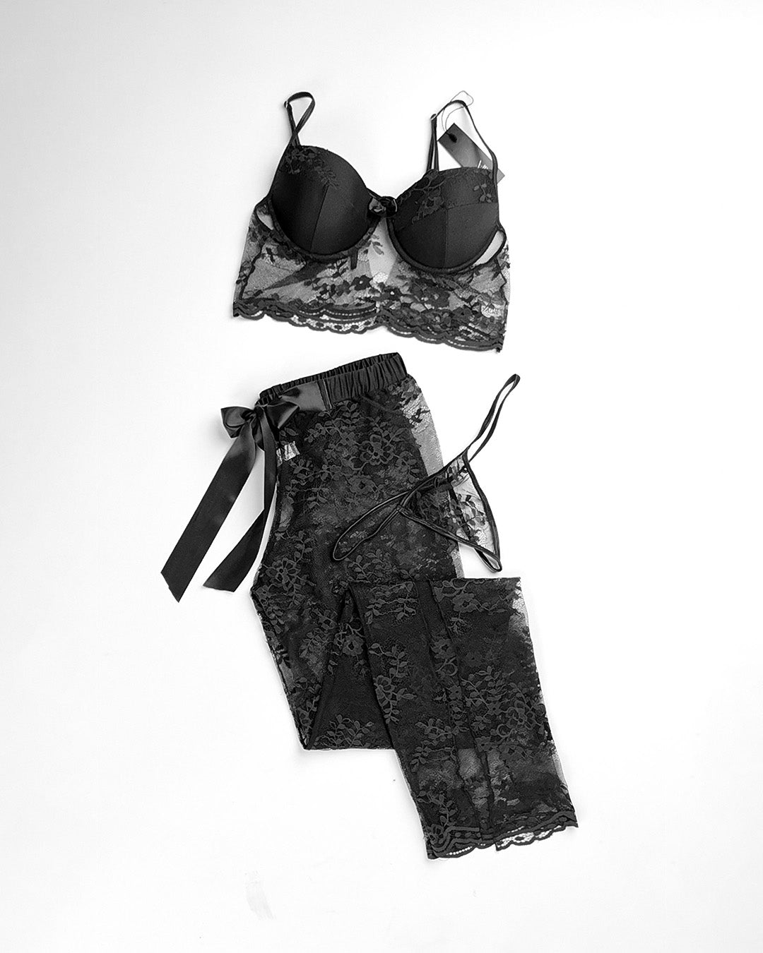 Mesh Stretch Pants Set 4246/1