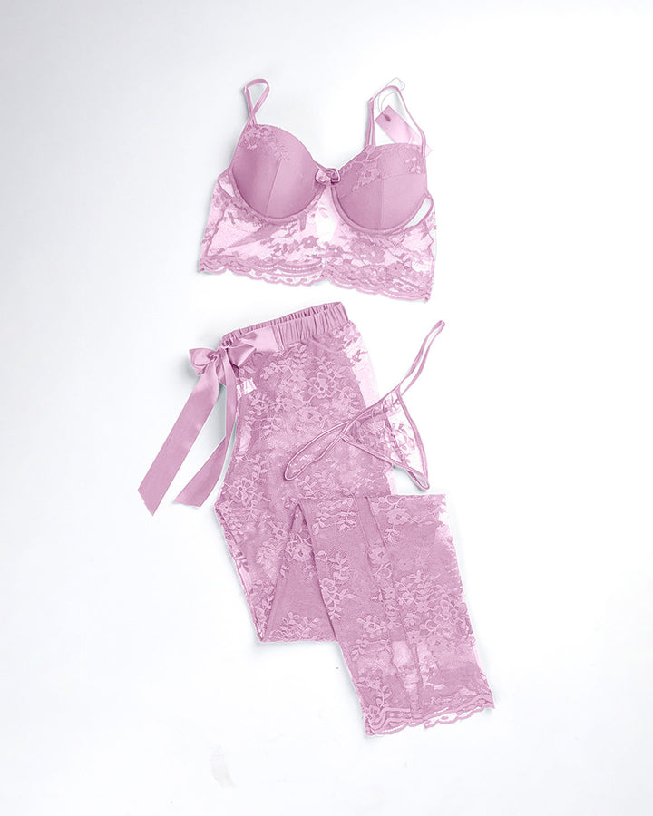 Mesh Stretch Pants Set 4246/1
