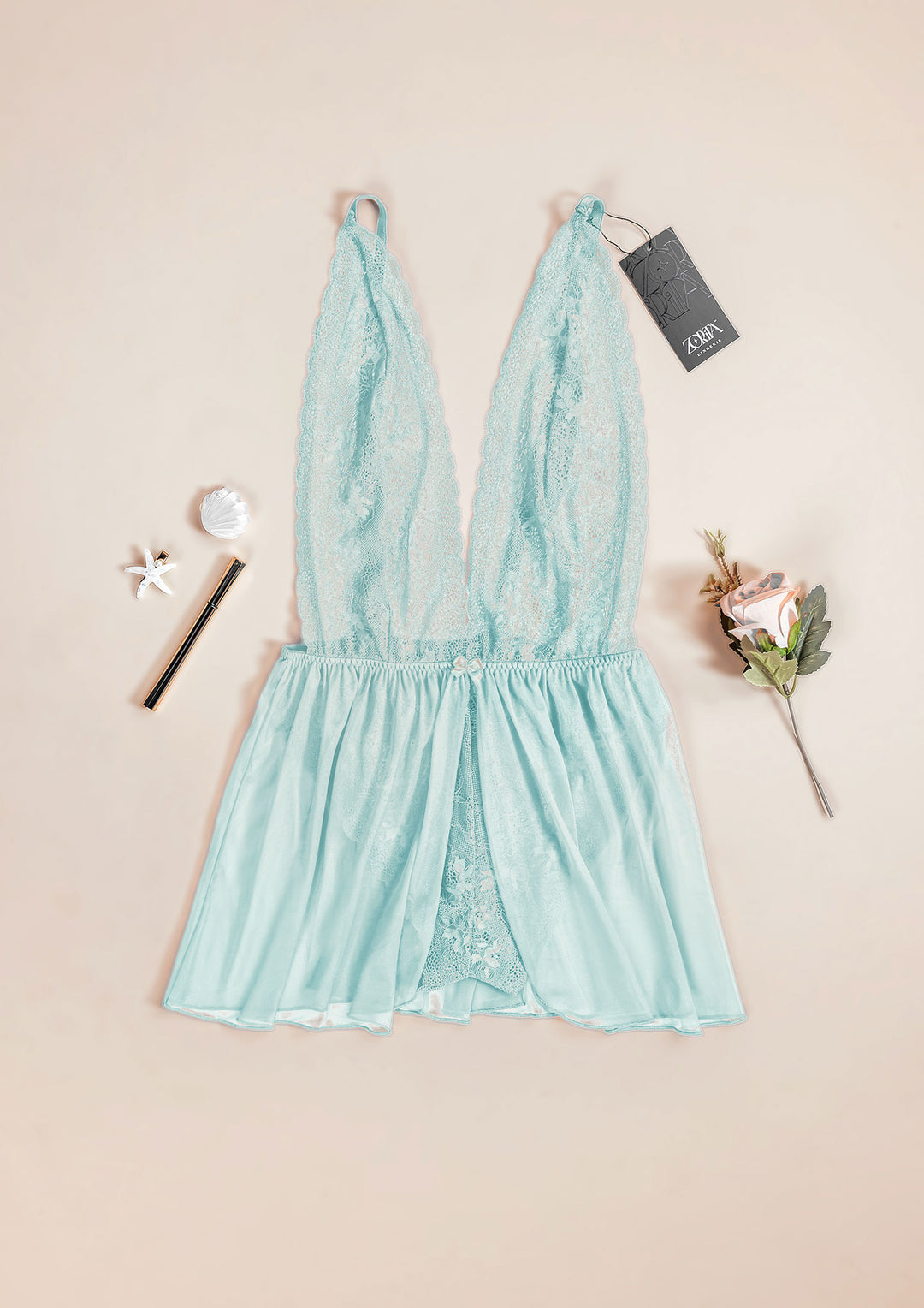 Lace Mesh Babydoll Delight