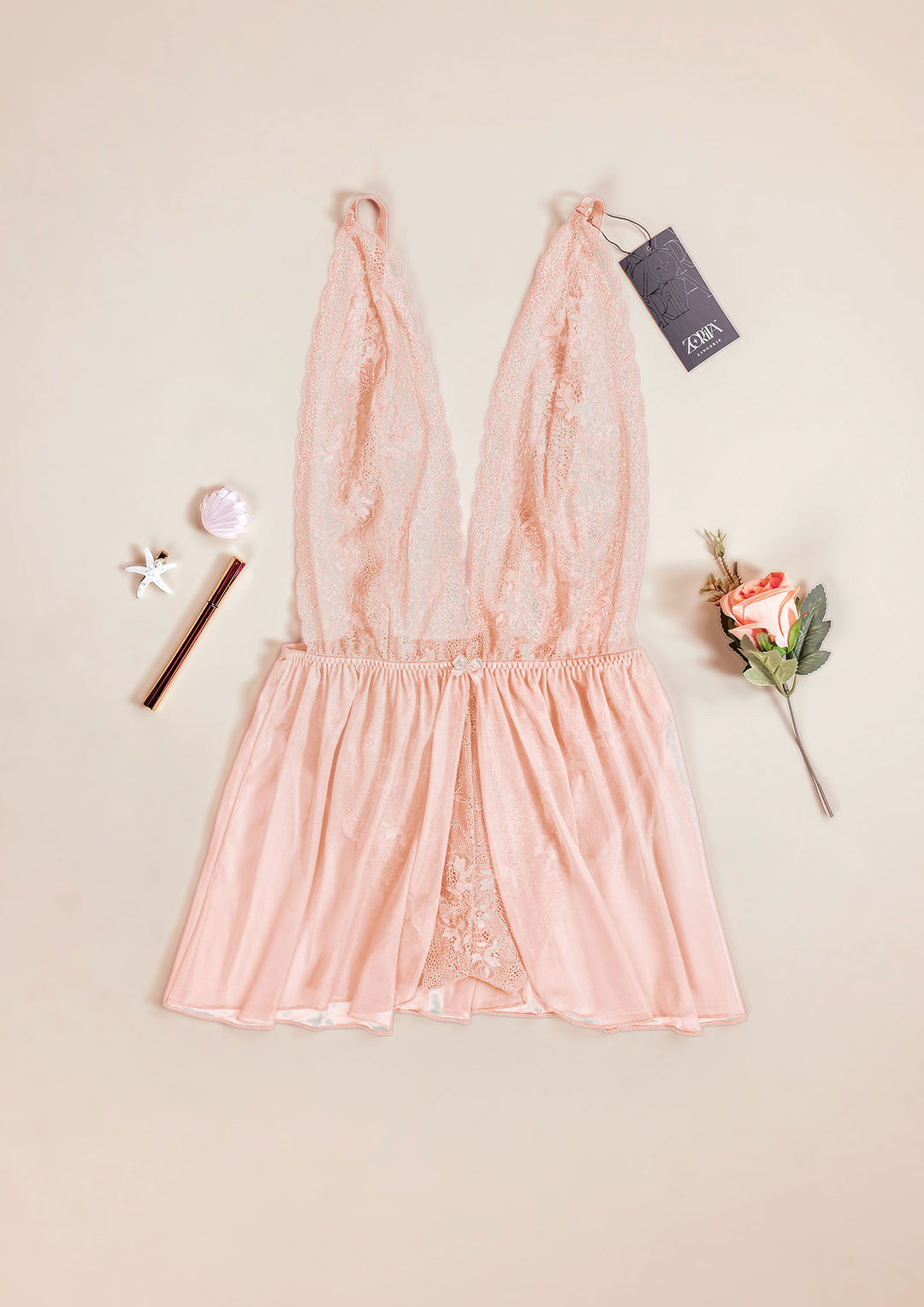 Lace Mesh Babydoll Delight