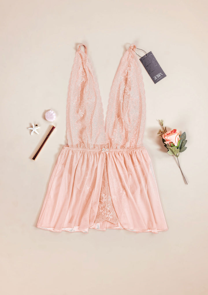 Lace Mesh Babydoll Delight