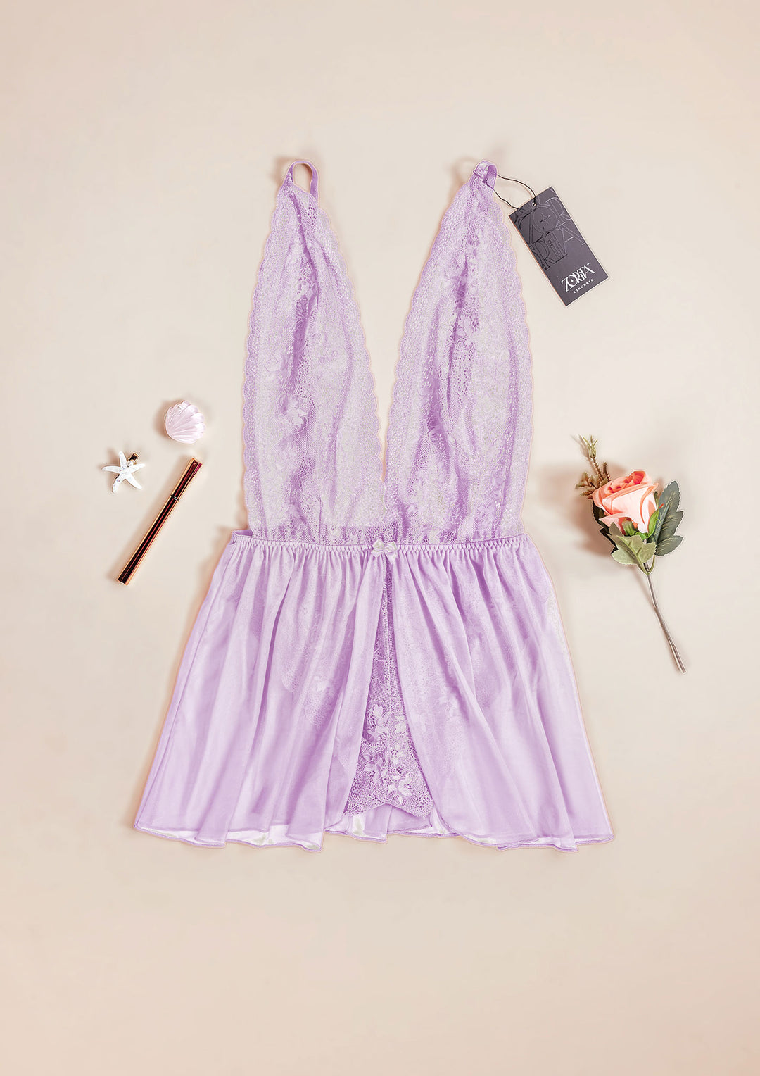 Lace Mesh Babydoll Delight
