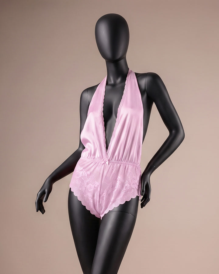 Satin & Lace Teddy Lingerie