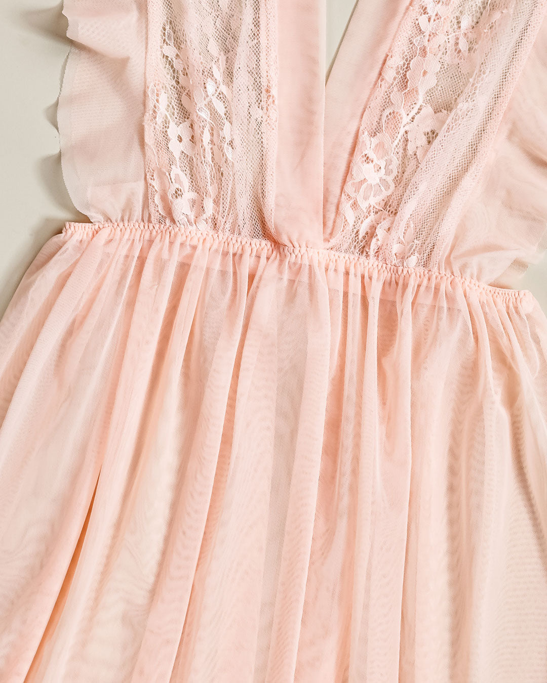 Sexy Babydoll Mesh And Lace