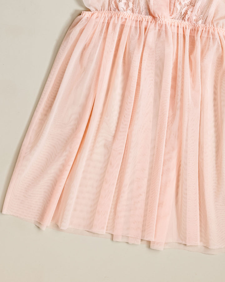 Sexy Babydoll Mesh And Lace