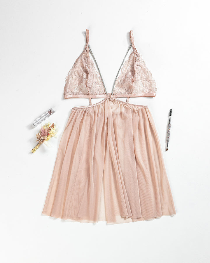 Sheer Mesh Babydoll – Ripple (4400)