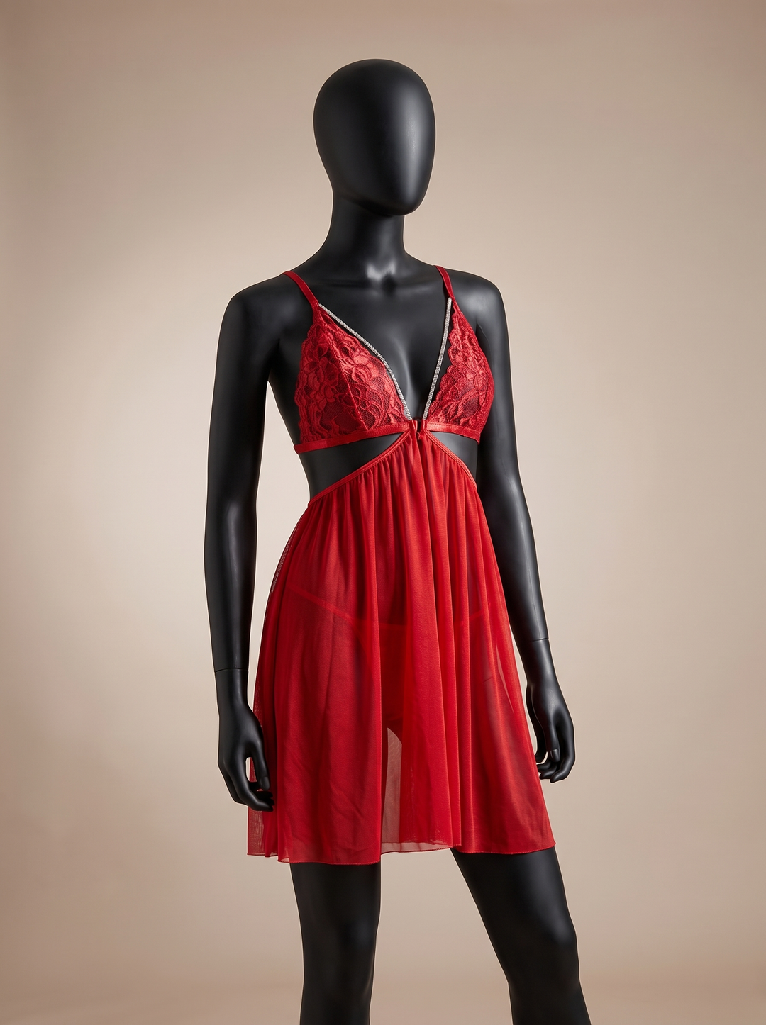 Sheer Mesh Babydoll – Ripple (4400)