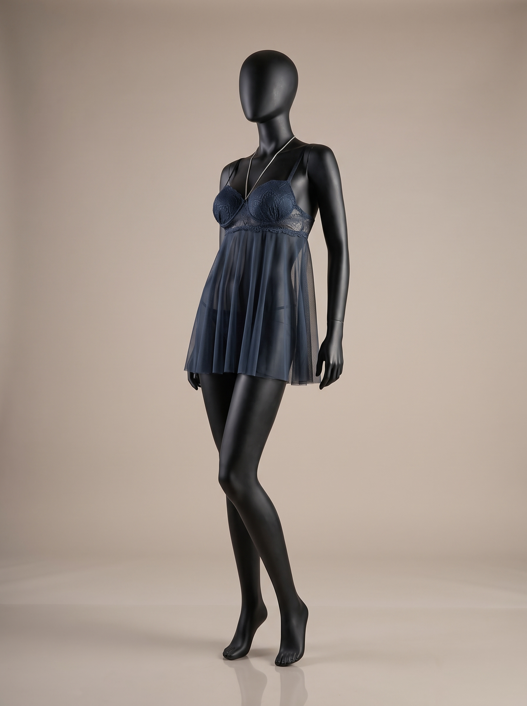 Sheer Mesh Padded Babydoll – Allure (4401)