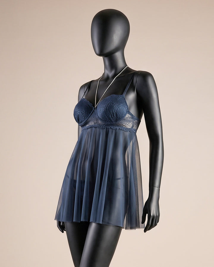 Sheer Mesh Padded Babydoll – Allure (4401)