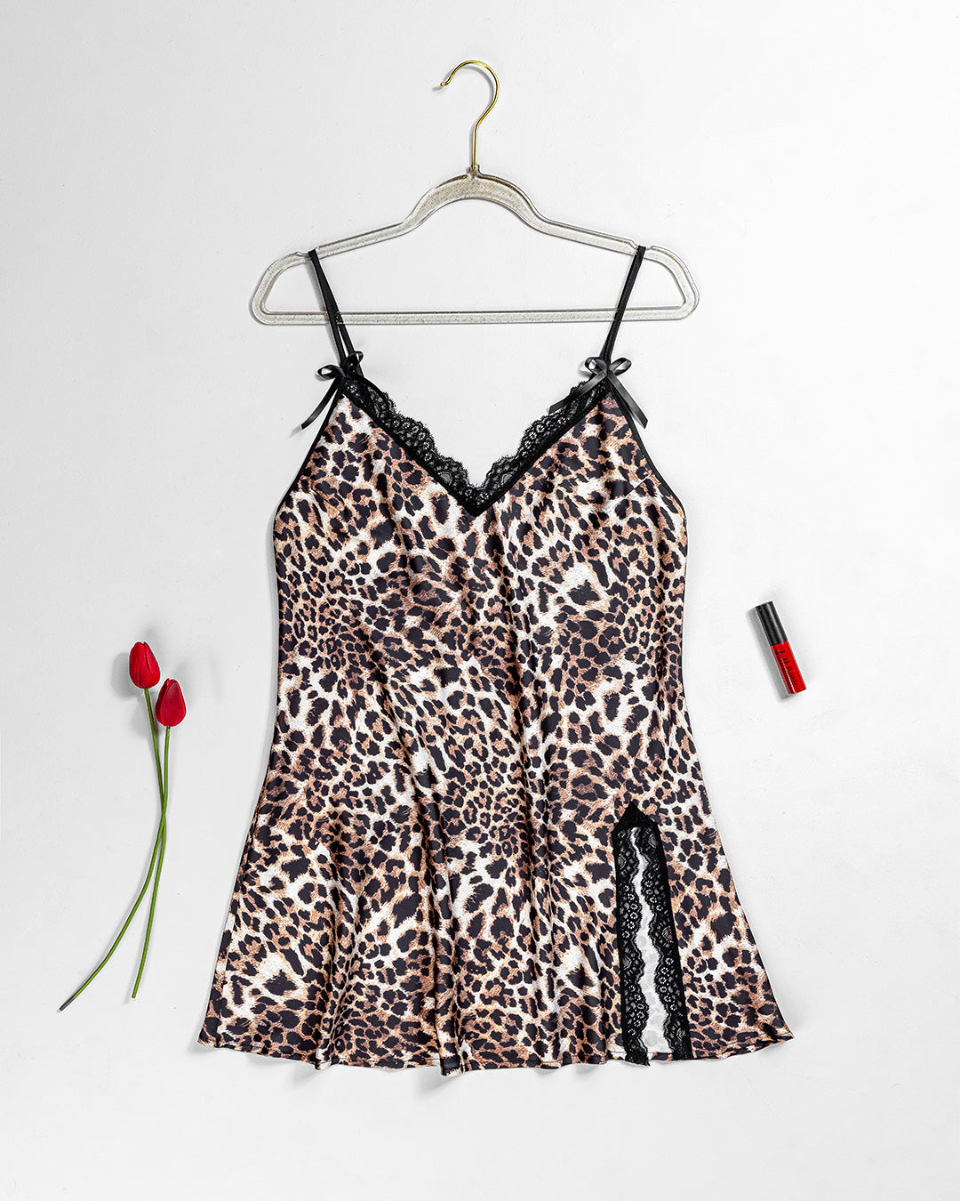 Tiger Satin Nightdress 4402-26