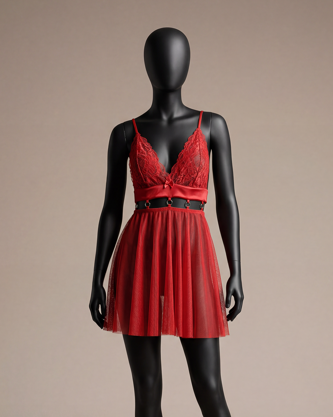 Sheer Mesh Babydoll – Ripple (4407)