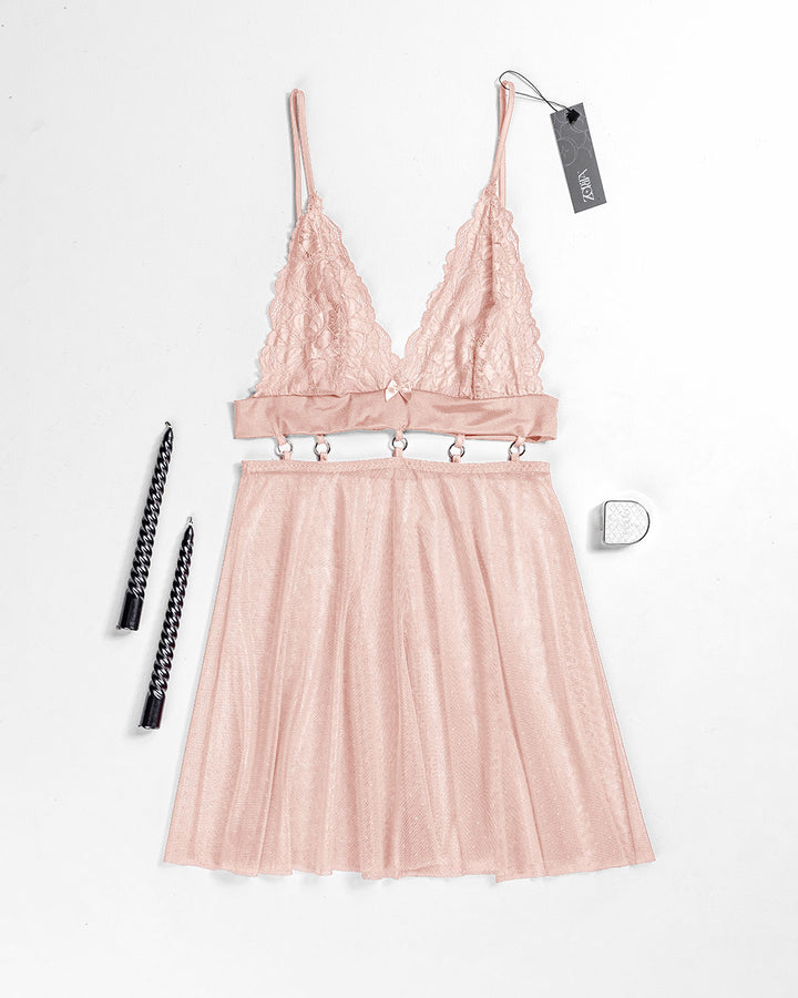 Sheer Mesh Babydoll – Ripple (4407)