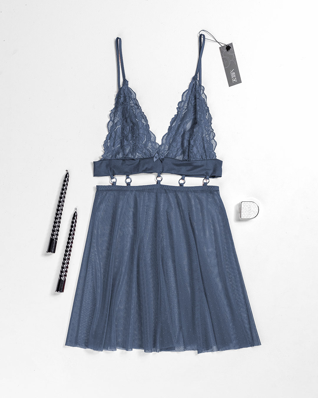 Sheer Mesh Babydoll – Ripple (4407)
