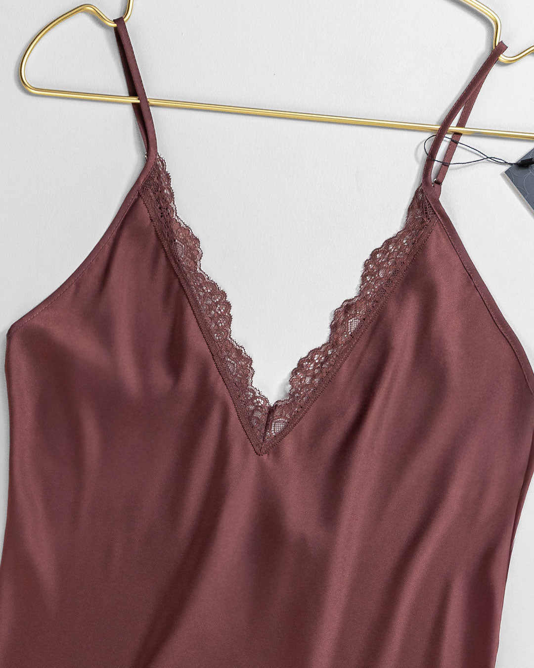 Lace Trim Satin Babydoll 4408-26