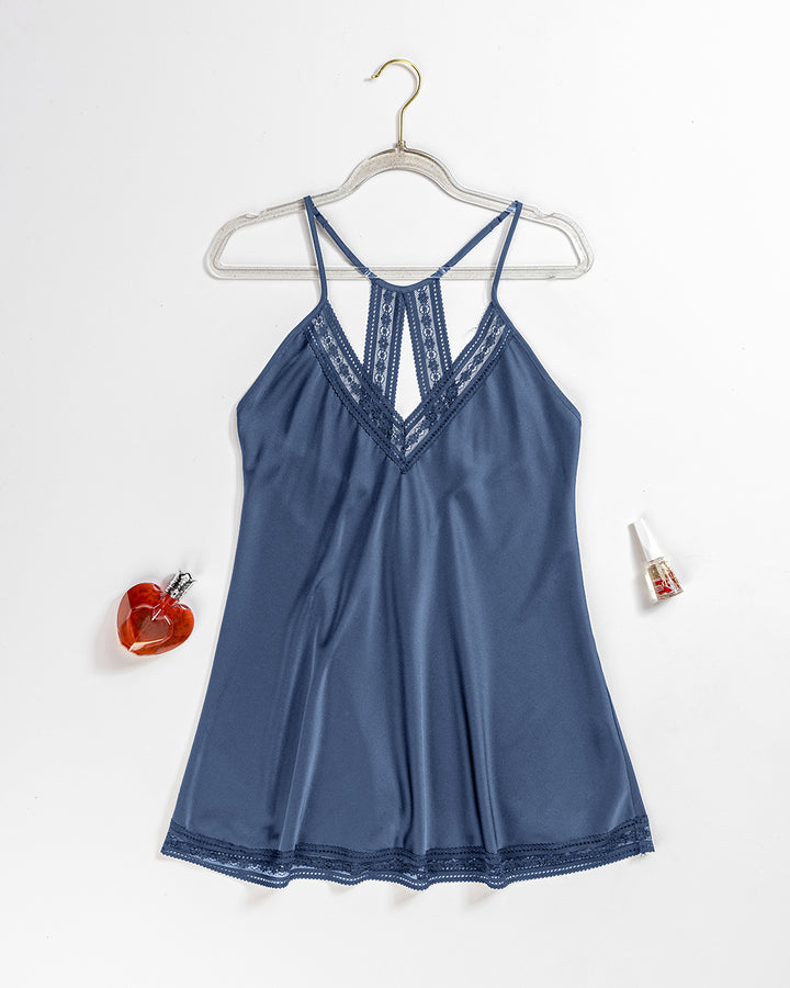 Satin & Lace Babydoll Lingerie 4412-26