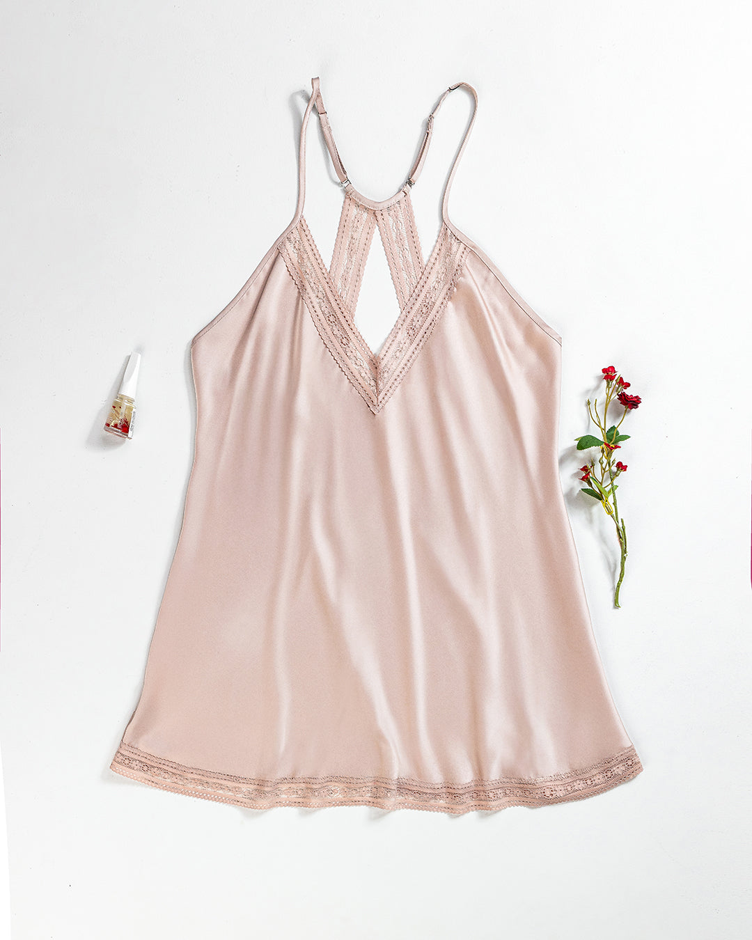 Satin & Lace Babydoll Lingerie 4412-26