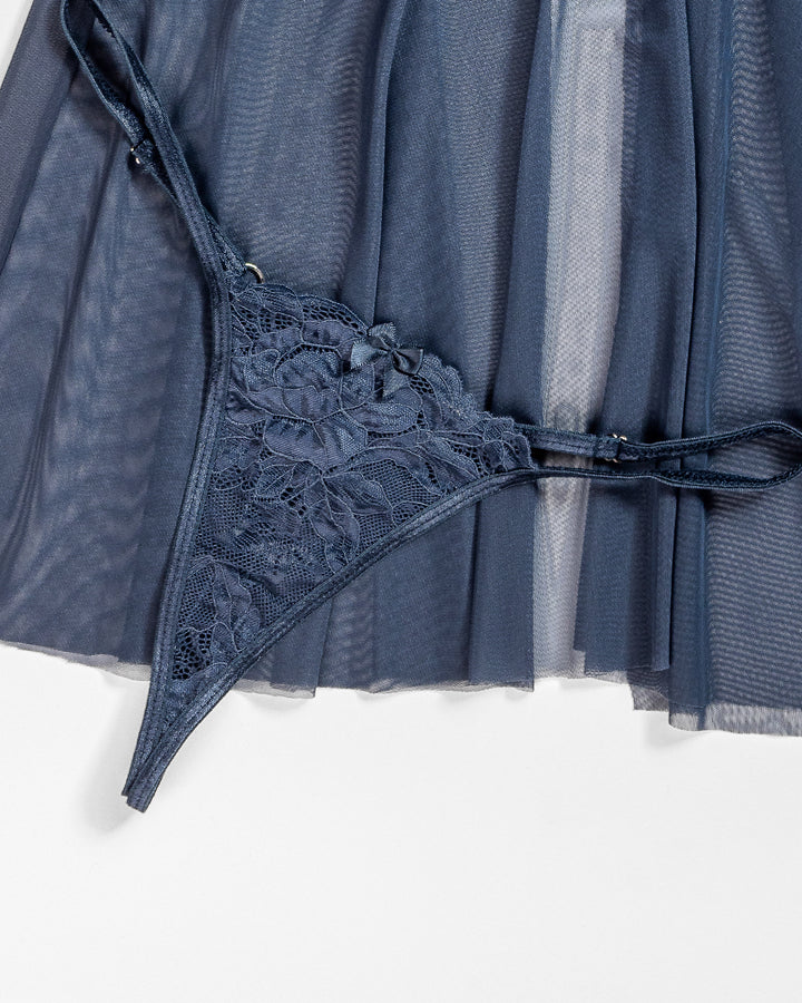 Mesh & Lace Babydoll Lingerie 4415-26