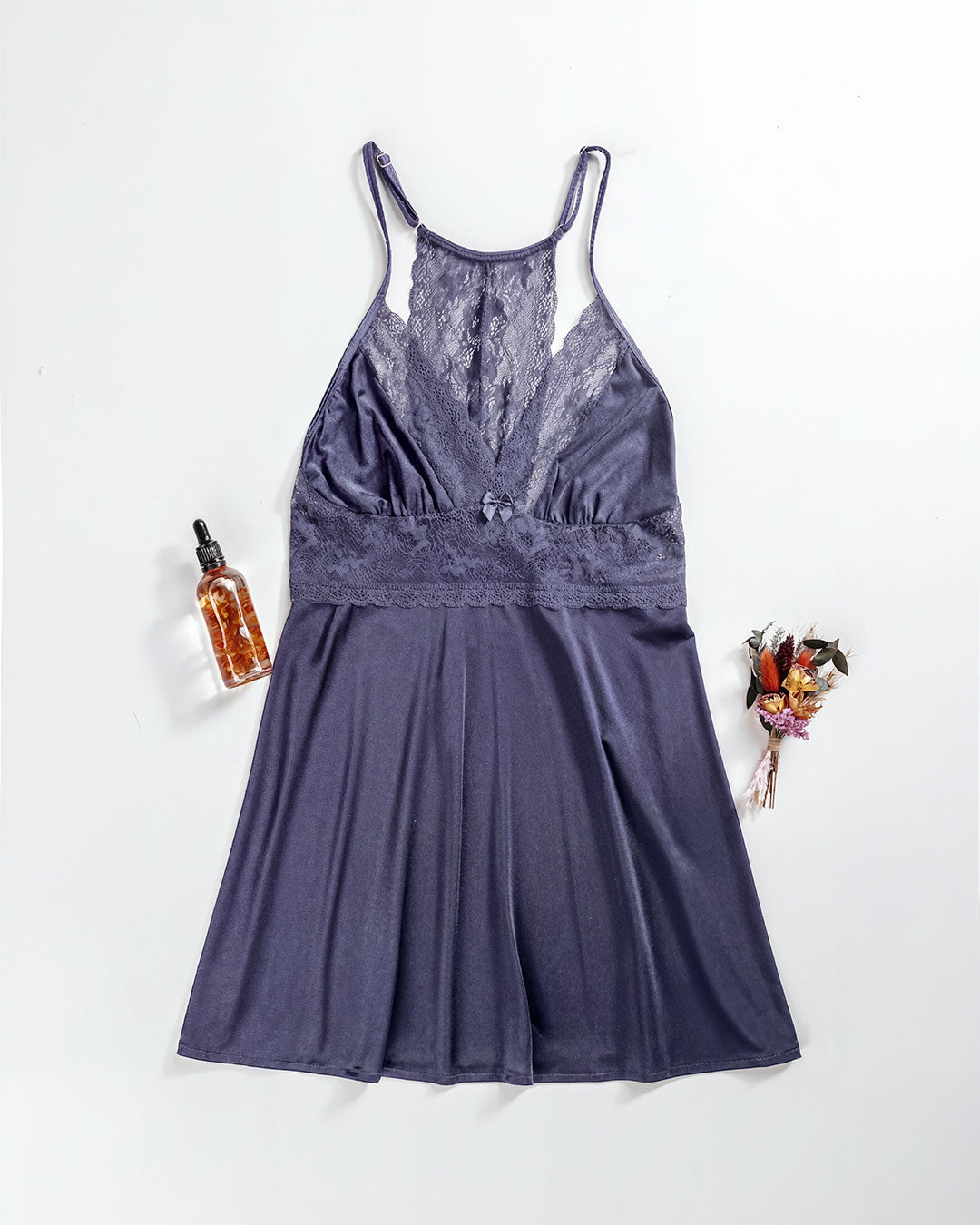 Satin & Lace Babydoll Lingerie 4419-26
