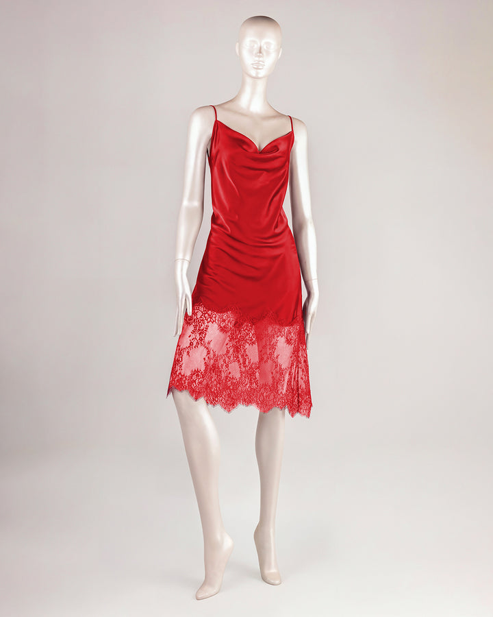 Satin & Lace Gown 4833-26