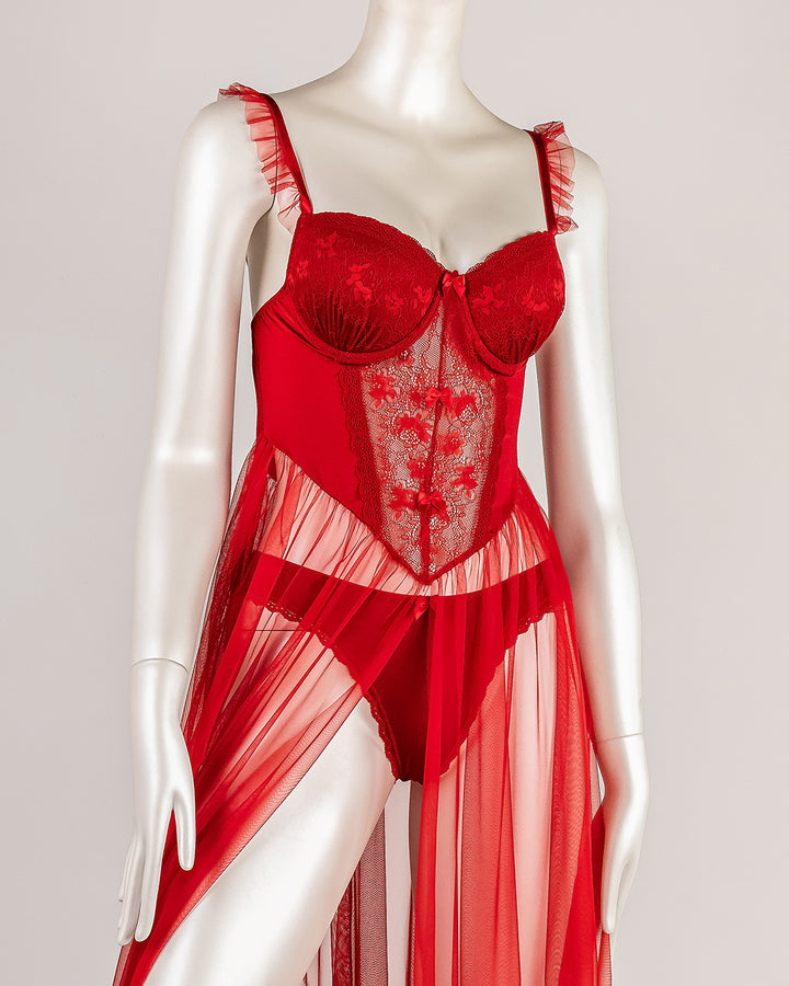Padded Mesh Gown 4858-26