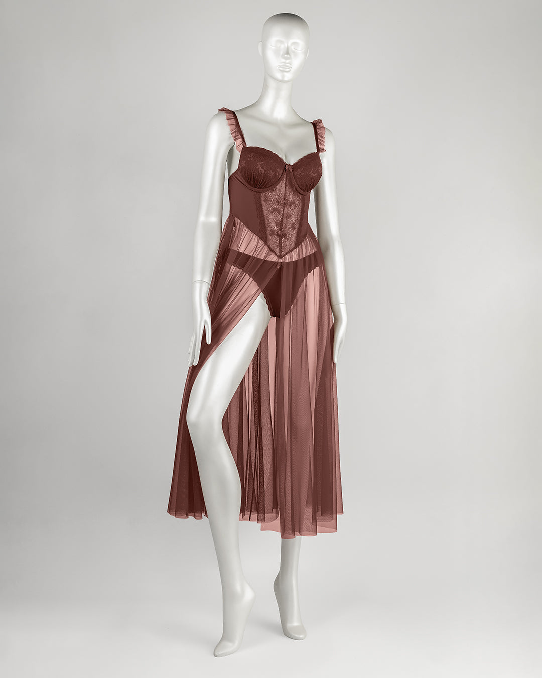 Padded Mesh Gown 4858-26
