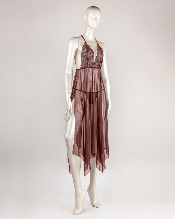 Sexy Mesh Gown 4862-26