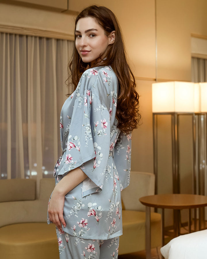 Satin Pajama 3 pcs 3493-26
