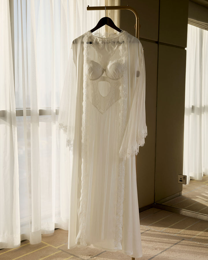 Lace Satin Bridal Lingerie Set 5799-26