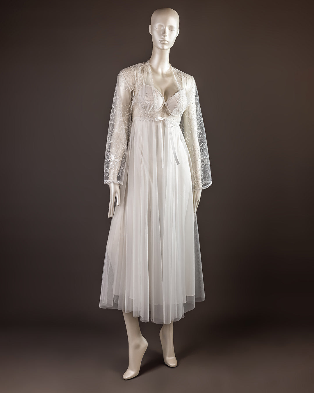 Lace Satin Bridal Lingerie Set 5787-26