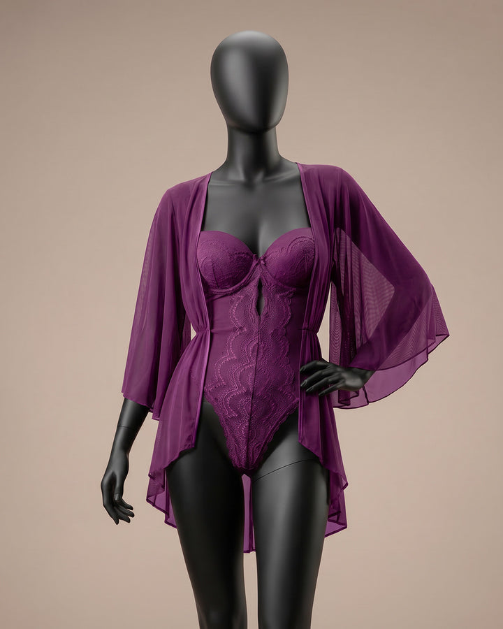 Teddy & Robe Set – Velvet Hour (6077)