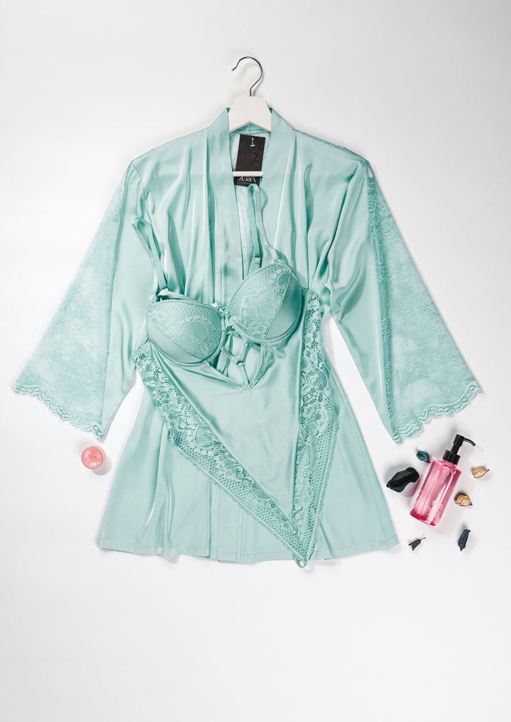 Sexy Teddy Robe Set 6117 - Zorita Lingerie UAE