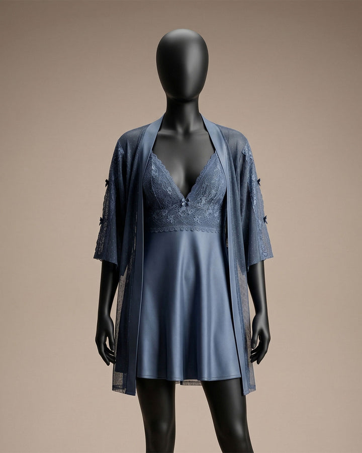 Satin Robe Set 6145-26