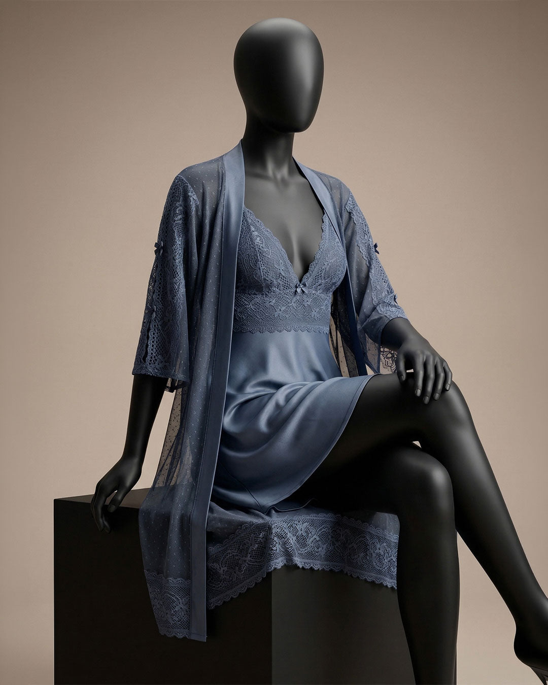 Satin Robe Set 6145-26