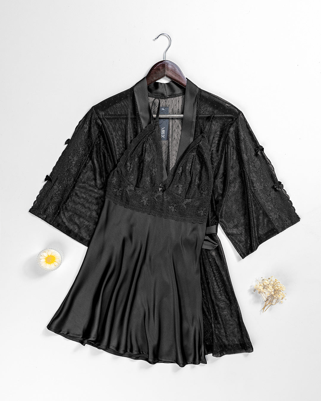 Satin Robe Set 6145-26