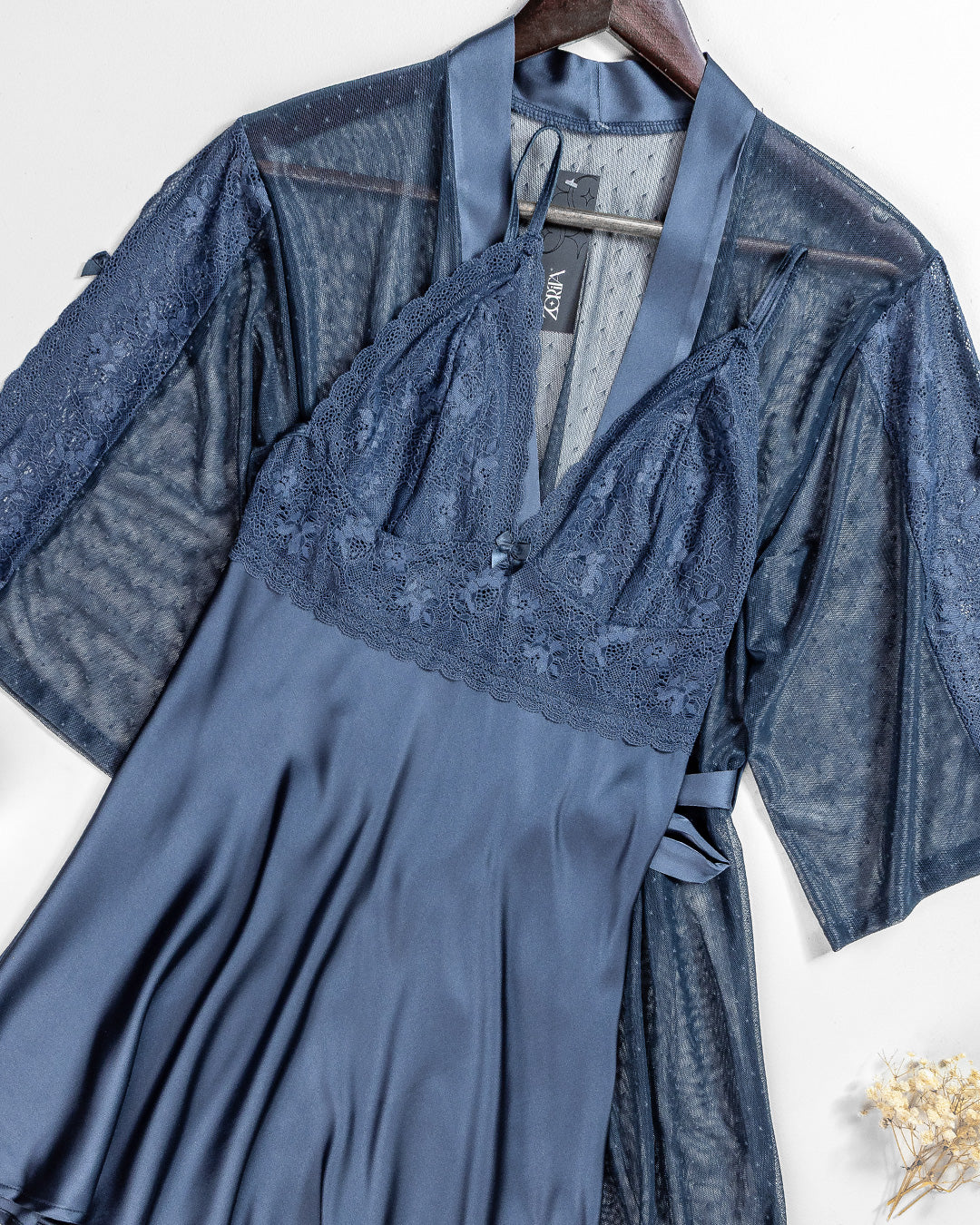 Satin Robe Set 6145-26
