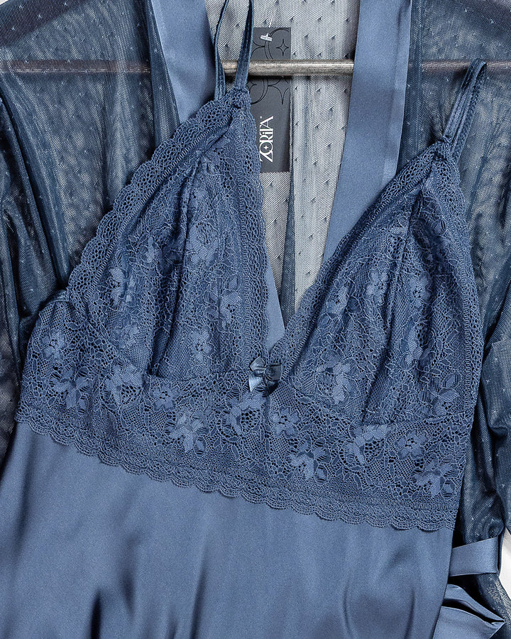Satin Robe Set 6145-26