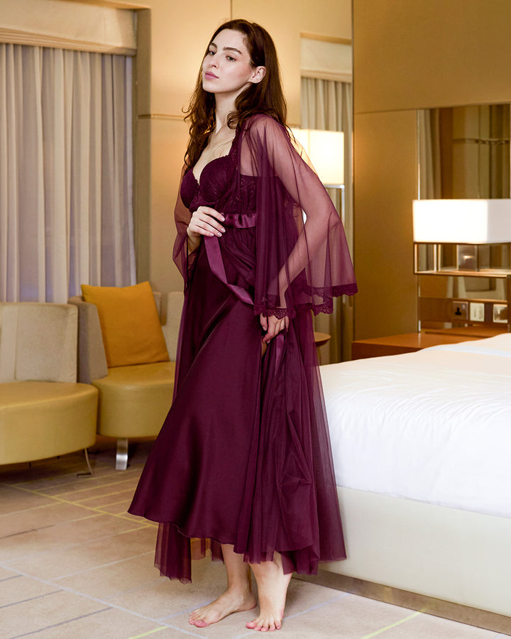 Tulle Robe Set 6159-26